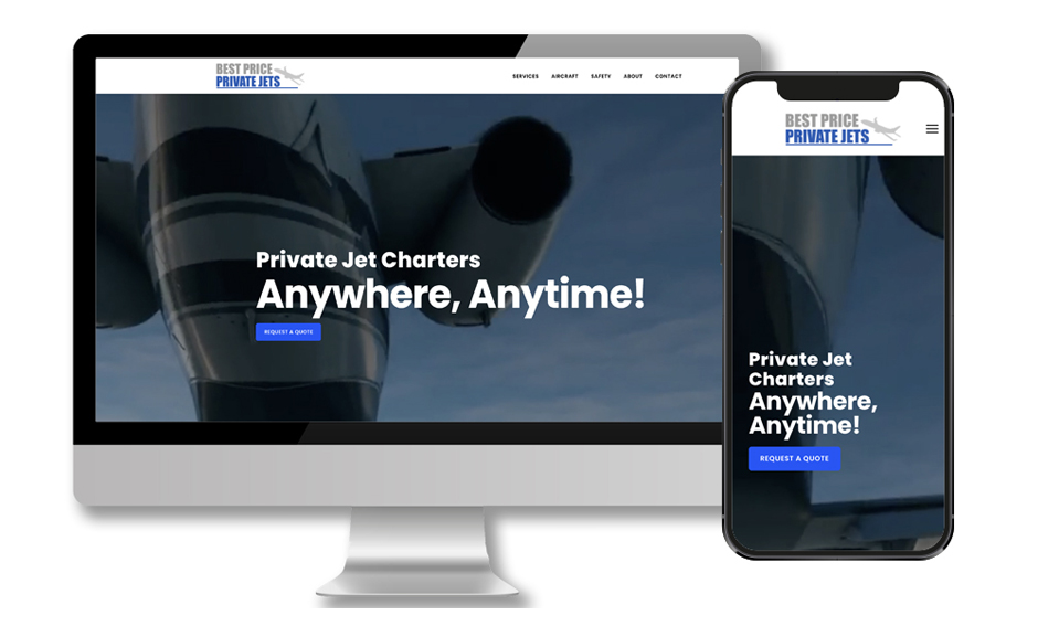 Best Price Private Jets Website